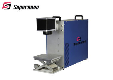 China Faser-Laser-Markierungs-Maschinen-Drehachsen-Portable getrennte Art für Metalltitan-Arbeitsbereich fournisseur
