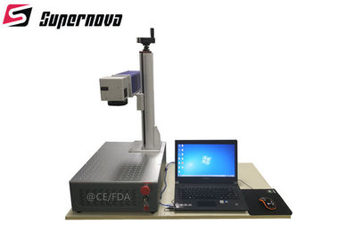 China tragbare Lasermarkierung und -Graviermaschine der Faser-20W mit Tabelle der Funktions-3D fournisseur