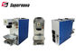 Faser-Laser-Markierungs-Maschinen-Drehachsen-Portable getrennte Art für Metalltitan-Arbeitsbereich fournisseur